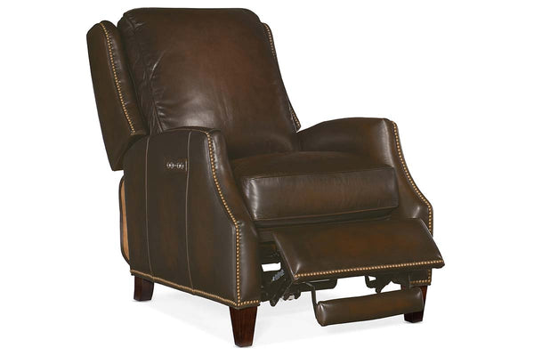 Barry Fortress Dual Power Leather "Quick Ship" Recliner