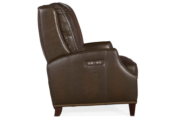 Barry Fortress Dual Power Leather "Quick Ship" Recliner