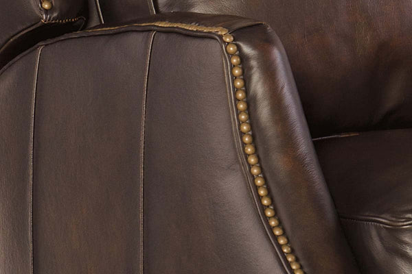 Barry Fortress Dual Power Leather "Quick Ship" Recliner