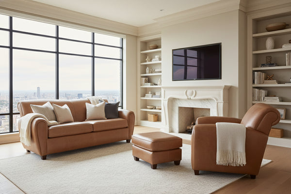 Baxter Parisian Style Club Couch Collection