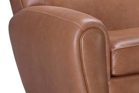 Baxter 78 Inch Leather Full Sleeper Sofa
