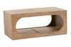 Image of Beck Contemporary Style C-Shaped Modular Wood Coffee Cocktail Table