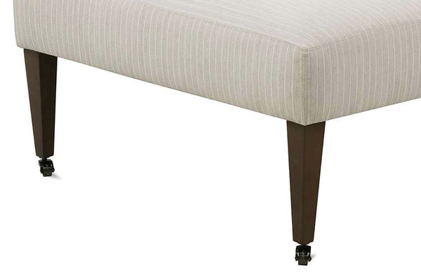 Bedford 62 Inch Large Fabric Upholstered Ottoman