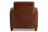 Image of Bordeaux Leather Classic Club Chair