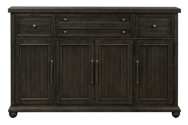 Branson II Chalkboard Black Storage Dining Buffet