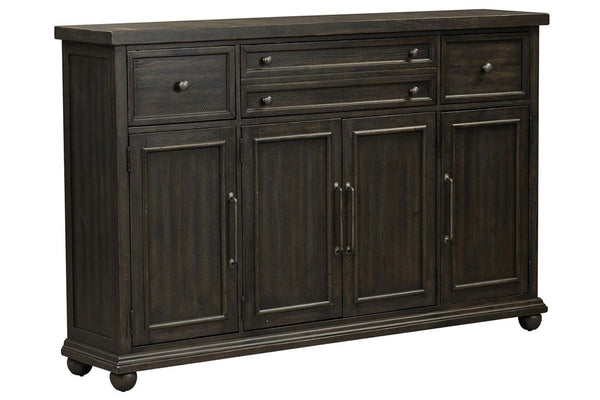 Branson II Chalkboard Black Storage Dining Buffet