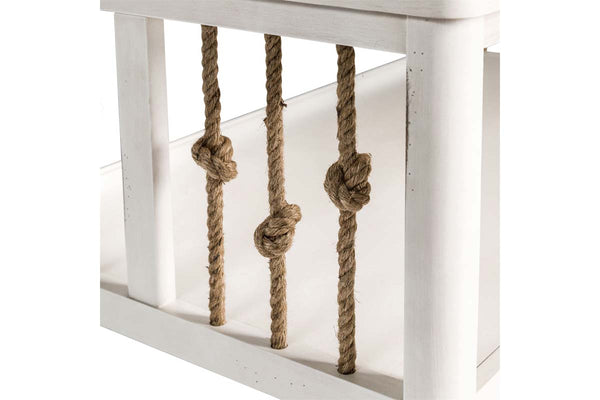 Bridgeport White Beach Themed Occasional Table Collection