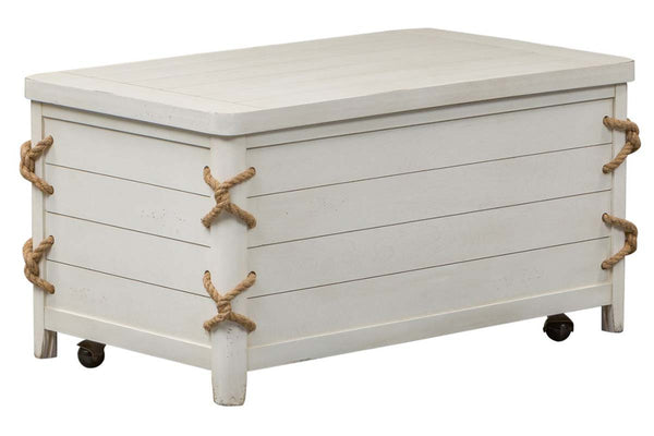 Bridgeport White Beach Themed Occasional Table Collection