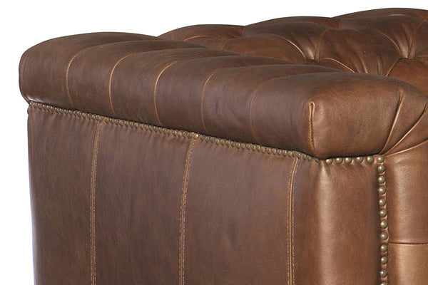 Bromley Lodge Power Quick Ship Chesterfield Leather Recliner Chair