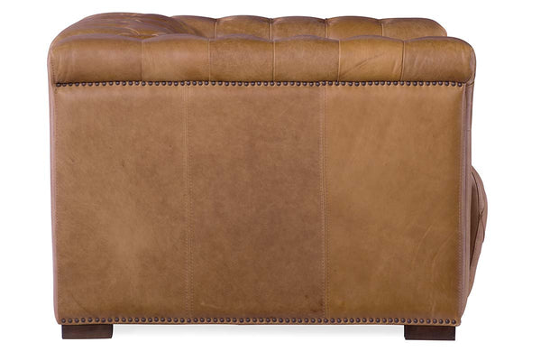 Bromley Coin Power Quick Ship Chesterfield Leather Recliner Chair
