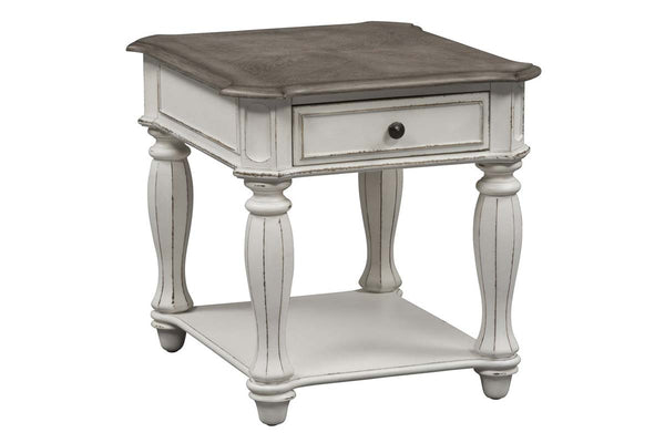 Canterbury Antique White Occasional Table Collection