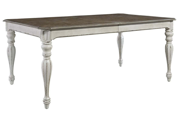 Canterbury Antique White Dining Room Set