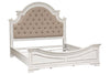 Image of Canterbury Queen Or King Upholstered Tufted Bed "Create Your Own Bedroom" Collection