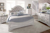 Image of Canterbury Queen Or King Upholstered Tufted Bed "Create Your Own Bedroom" Collection