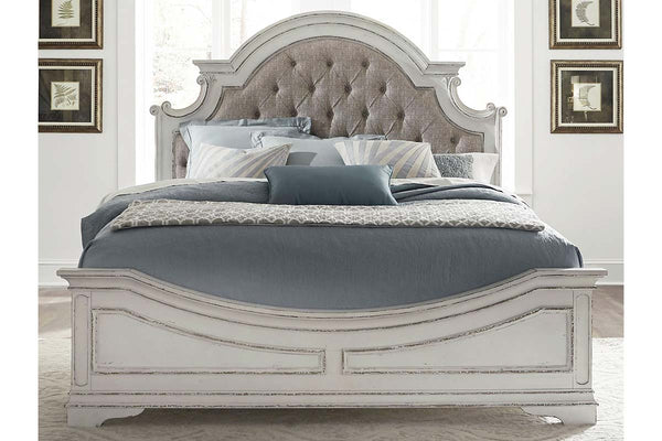 Canterbury Queen Or King Upholstered Tufted Bed "Create Your Own Bedroom" Collection