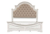 Image of Canterbury Queen Or King Upholstered Tufted Bed "Create Your Own Bedroom" Collection