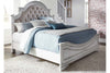 Image of Canterbury Queen Or King Upholstered Tufted Bed "Create Your Own Bedroom" Collection