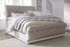 Image of Canterbury Queen Or King Upholstered Tufted Sleigh Bed "Create Your Own Bedroom" Collection
