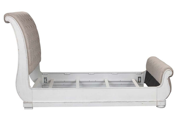 Canterbury Queen Or King Upholstered Tufted Sleigh Bed "Create Your Own Bedroom" Collection