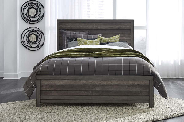Carson Queen Or King Urban Loft Panel Bed "Create Your Own Bedroom" Collection