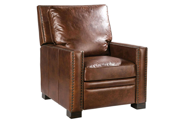 Cassidy Coffee "Quick Ship" Leather Recliner-OUT OF STOCK UNTIL 07/31/2024