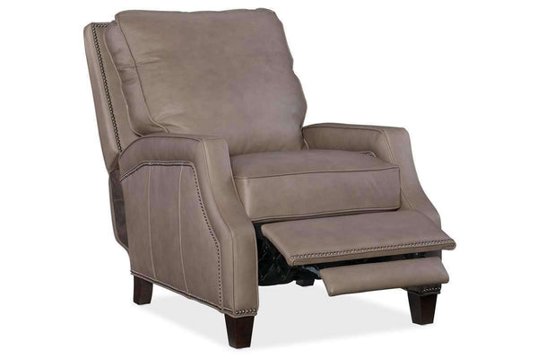 Norton Quick Ship Small Scale Leather Recliner
