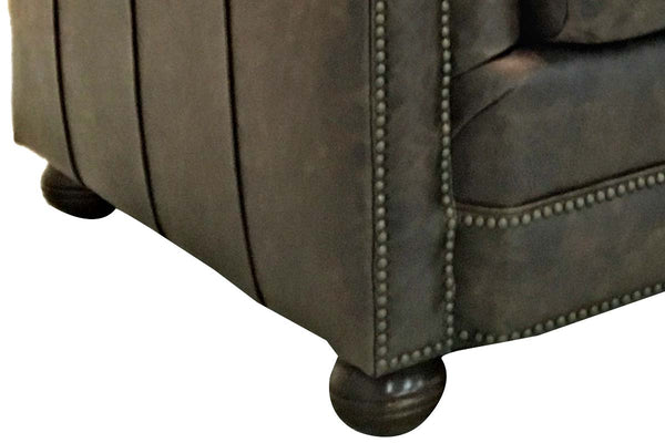 Chesterfield 86 Inch Studio Full Size Sleeper Sofa With Nail Trim