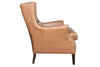 Image of Cody "Quick Ship" Flare Arm Wing Back Leather Chair