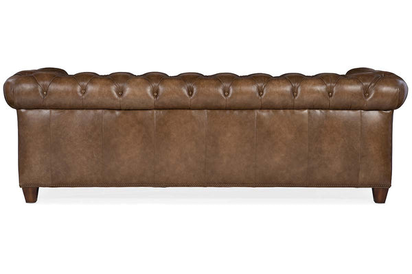 Damien Nature 94 Inch "Quick Ship" Tufted Chesterfield Style Sofa