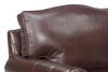 Image of Davis Classic Rolled Arm Leather Apartment Size Sofa Collection