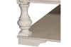 Image of Dorchester Antique White With Tobacco Accents Rectangular Single Drawer Coffee Table