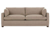 Image of Donna 88 Inch Two Cushion Or Single Bench Seat Fabric Sofa With Track Arms
