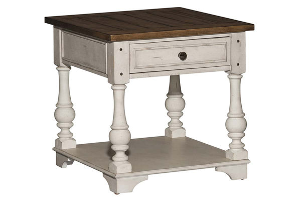 Dorchester Antique White Occasional Table Collection