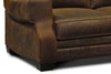 Image of Dorsey 90 Inch Leather Key Arm Sofa