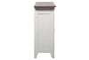 Image of Dover Driftwood White With Sand Top Glass Door Storage Dining Buffet