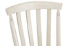 Image of Dover Driftwood White With Sand Top 3 Piece Round Drop Leaf Leg Table Set With Slat Back Chairs