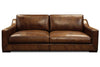 Image of Emmett 96 Inch Contemporary "Grand Scale" Deep Seat Leather Sofa