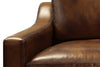 Image of Emmett 96 Inch Contemporary Leather Track Arm Sofa
