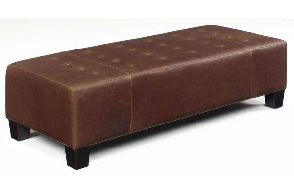 Ethan 60 Inch Long Extra Large Upholstered Coffee Table Ottoman