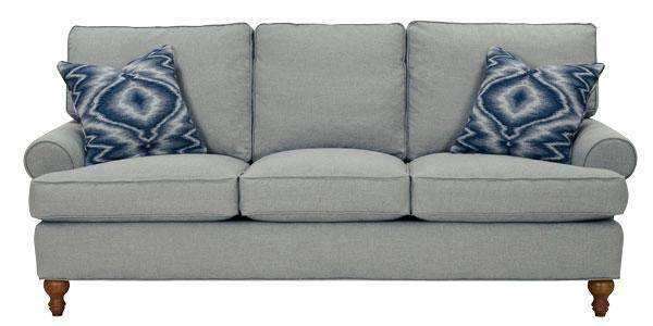 Brin 84 Inch "Designer Style" Fabric Upholstered Sofa