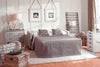 Image of City 69 Inch Full Size Fabric Upholstered Sleeper Sofa
