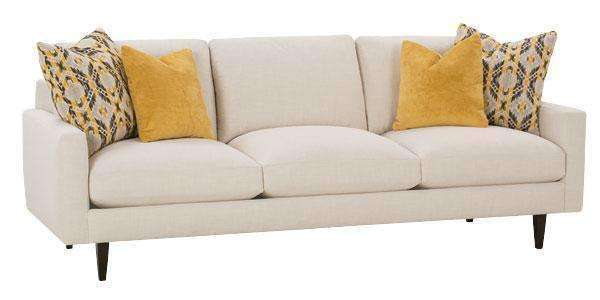 Deidre 92 Inch "Designer Style" Contemporary Upholstered Large Modern Sofa