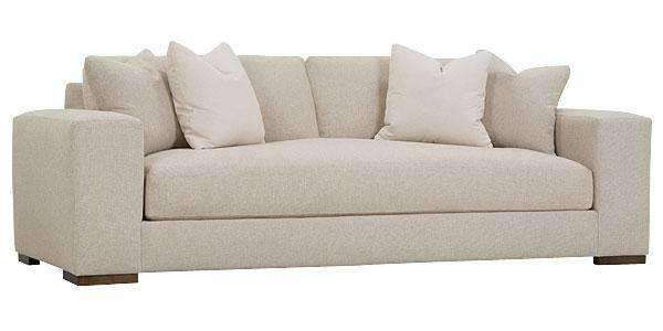 Hilda 96 Inch "Designer Style" Large Track Arm Bench Seat Sofa