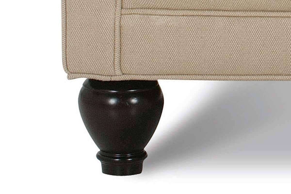 Isadore 92 Inch Large Formal Fabric Upholstered Tufted Back Sofa