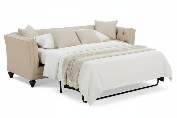 Isadore 84 Inch Fabric Queen Sleeper Sofa (Two Cushions)