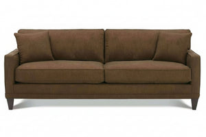 Janice II 83 Inch Contemporary 2 Seat Fabric Sofa