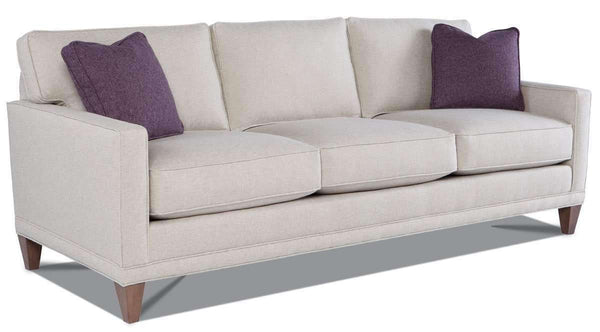Janice III 89 Inch "Designer Style" Contemporary 3-Seat Fabric Upholstered Sofa