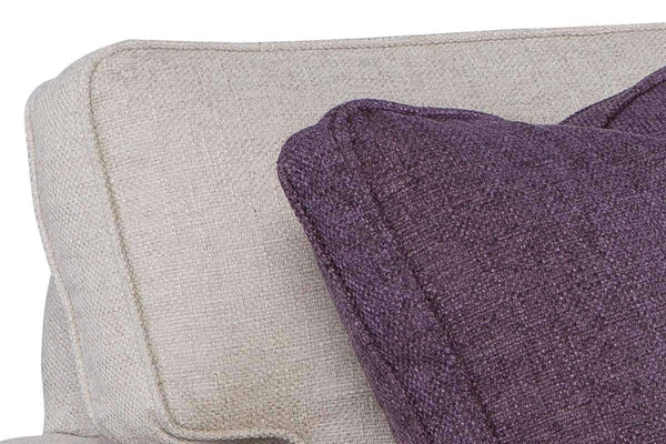 Janice III 89 Inch "Designer Style" Contemporary 3-Seat Fabric Upholstered Sofa