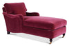 Image of Kristen English Arm Chaise Chair With Pillow Back