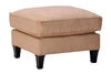 Image of Leona "Designer Style" Fabric Ottoman